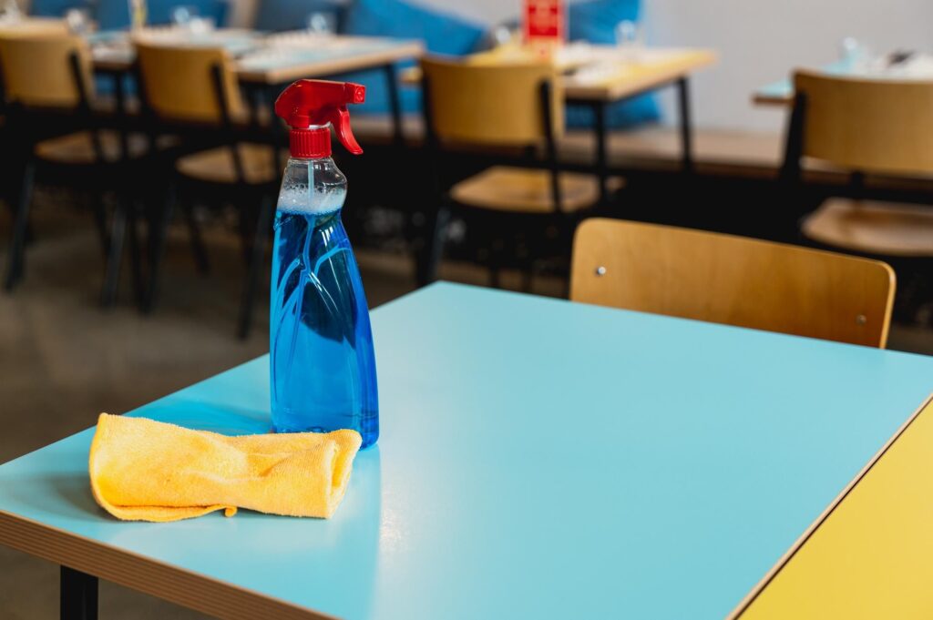 school cleaning